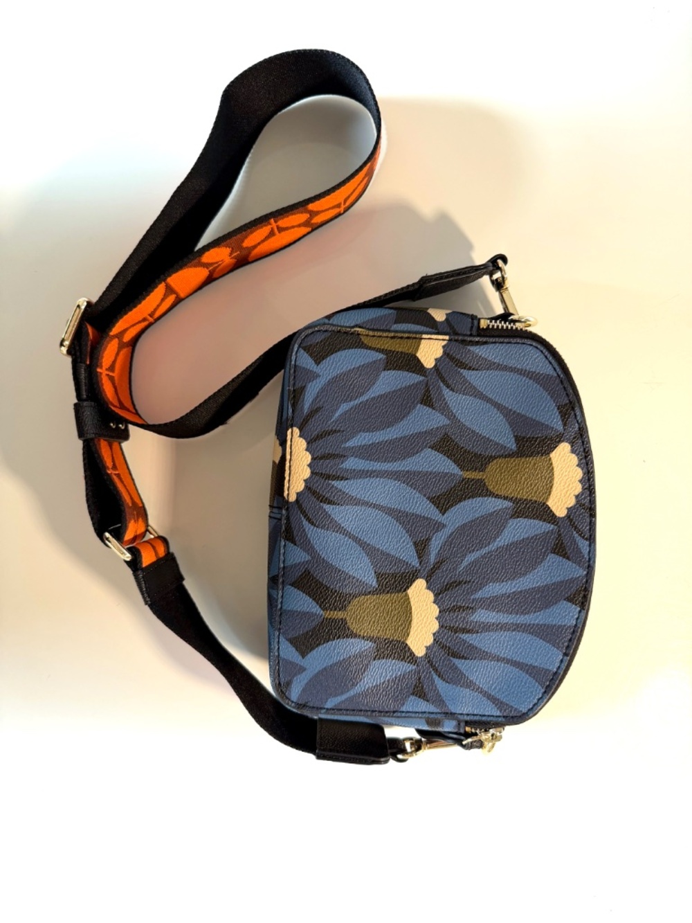 Orla Kiely Floral Leather Bag - Picture 3 of 7